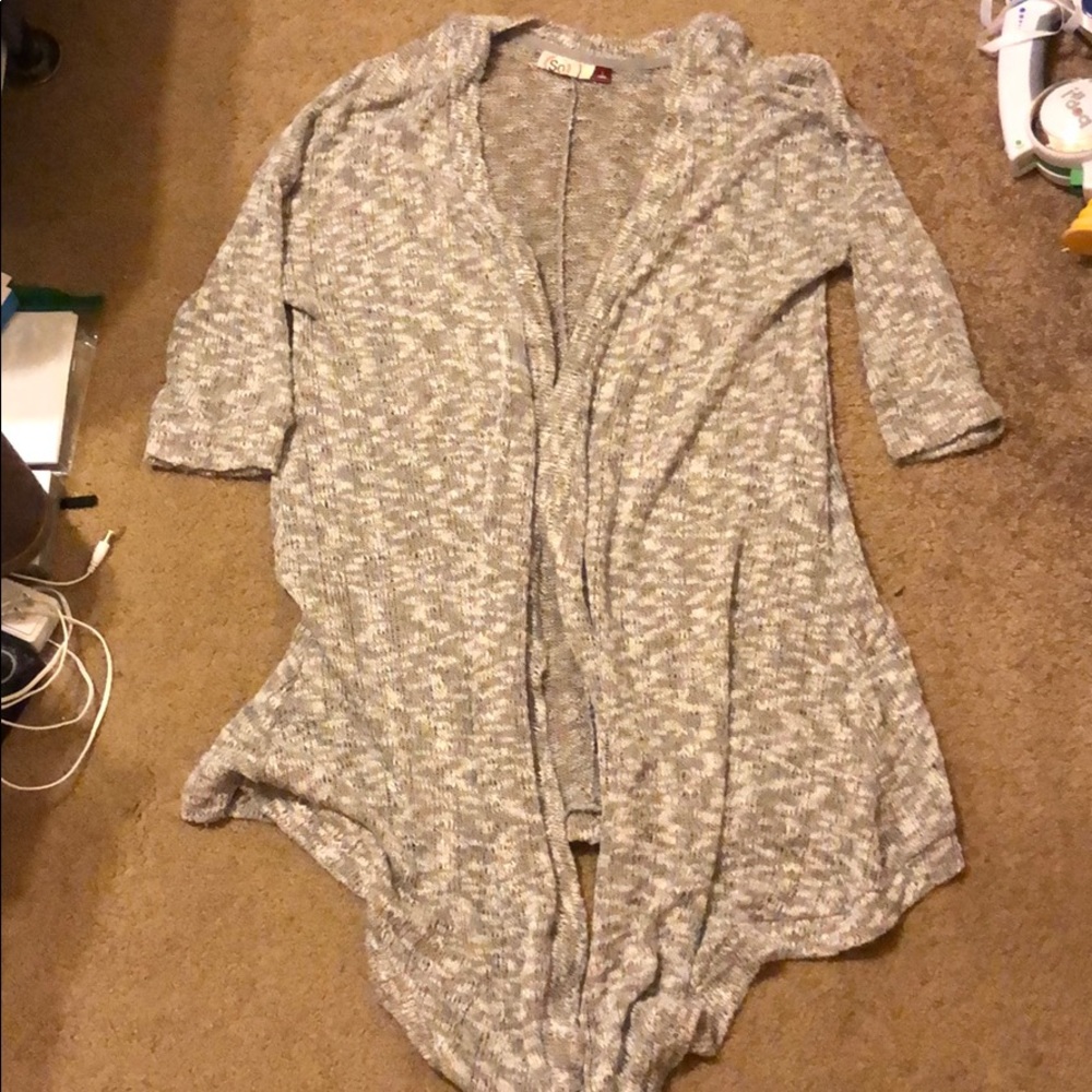 Thin knitted cardigan